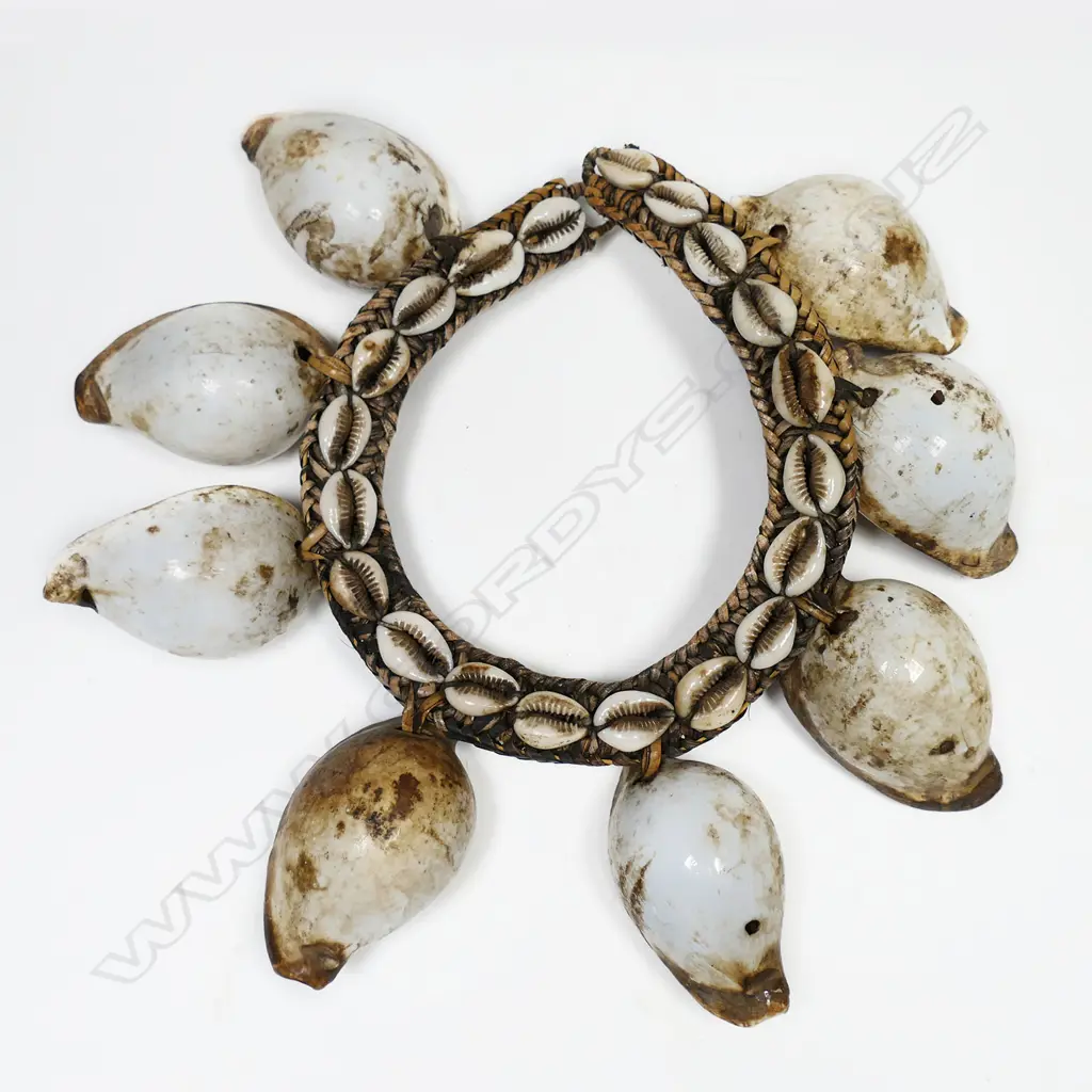 A large cowrie shell necklace, Image 1++